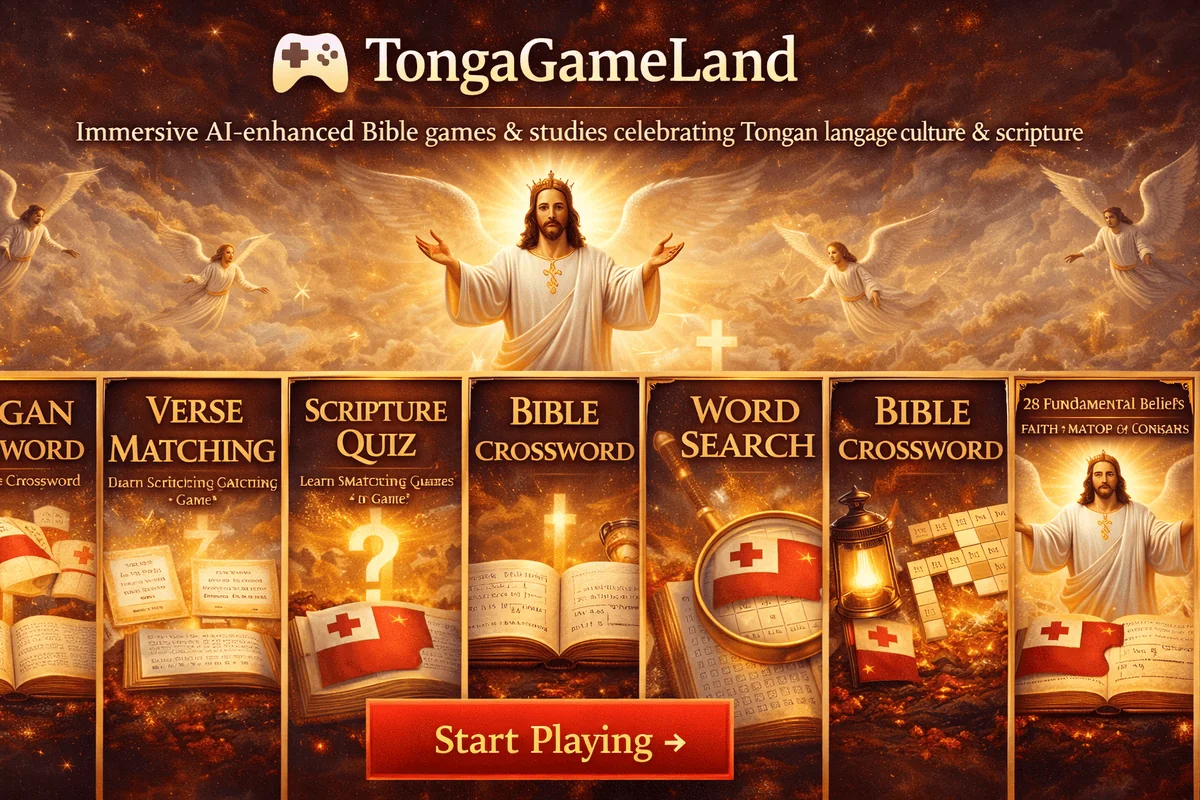 Tongan Game banner